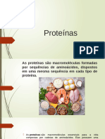 Proteínas-  Noções de Bioquímica