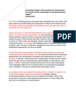 TASK 2- MODEL OF ADVANTAGES AND DISADVANTAGES