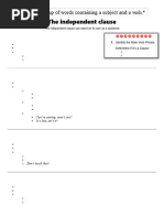 clauses types