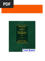 Instant download Managing for Quality and Performance Excellence 9th Edition Evans Test Bank pdf all chapter