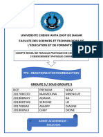 Compte rendu chimie2 OXYDO RED 