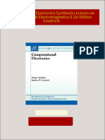 Instant Access to Computational Electronics Synthesis Lectures on Computational Electromagnetics 6 1st Edition Goodnick ebook Full Chapters