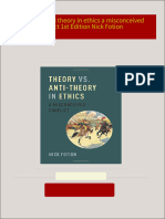 Instant Access to Theory vs anti theory in ethics a misconceived conflict 1st Edition Nick Fotion ebook Full Chapters