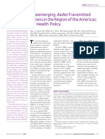 Emerging and Reemerging Aedes Transmitted Arbovirus Infections in the Region of the Americas Implications for Health Policy