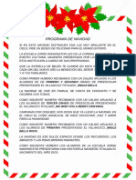 PROGRAMA NAVIDEÑO 2024