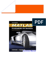 MATLAB Programming for Engineers 5th Edition Chapman Solutions Manual download pdf