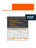 PDF Managing and Using Information Systems A Strategic Approach 6th Edition Pearlson Solutions Manual download