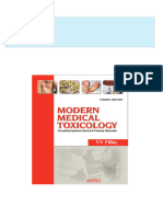 Modern Medical Toxicology Completely Updated Revised and Profusely Illustrated 4th Edition V.V. Pillay all chapter instant download