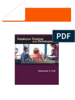 Get Employee Training And Development 5th Edition Noe Test Bank free all chapters