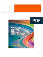 Instant Download for Applied Digital Signal Processing 1st Edition Manolakis Solutions Manual 2024 Full Chapters in PDF