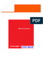 Microeconomics 1st Edition Acemoglu Test Bank PDF Download Full Book with All Chapters