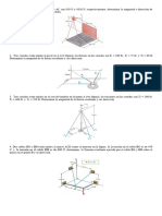 EJERCICIOS PROPUESTOS-FUERZAS RESULTANTES EN 3D