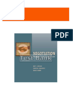 Complete Answer Guide for Negotiation Readings Exercises and Cases 6th Edition Lewicki Test Bank