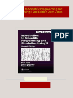 Full Download Introduction to Scientific Programming and Simulation Using R 2nd Edition Owen Jones PDF DOCX