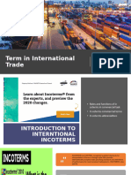 Chapter 4 - Term in International Trade