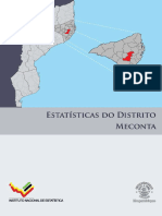 Estatísticas do Distrito de Meconta 2019-2023