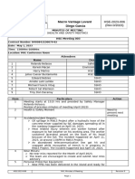 MVL DG Minutes of Meeting (Safety Meeting) 003 - May 1 2023