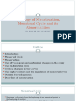 Physiology of Menstruation, Menstrual Cycle and its abnormalities