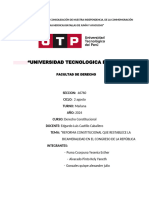 Derecho Constitucional -Tarea Academica