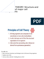 The CELL THEORY Structure and Functions of Major Cell Components