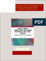 Full download Great Power Competition and Order Building in the Indo Pacific Towards a New Indo Pacific Equilibrium 1st Edition Frederick Kliem pdf docx