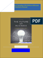 PDF Future of Business Canadian 5th Edition Althouse Solutions Manual download