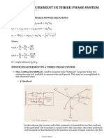 POWER MEASUREMENT IN THREE-PHASE SYSTEM