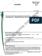 ISO-4787-1  Vérification des fioles