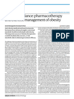 NATURE - Metabolic alliance - pharmacotherapy and exercise management of obesity (Butragueño y Ruiz, 2024)