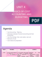 Unit 4 - Cost Accounting