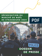 Dispositif marché de Noel de Strasbourg 2024