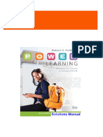 P O W E R Learning Strategies for Success in College and Life 6th Edition Feldman Solutions Manual all chapter instant download