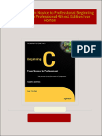 Download full Beginning C From Novice to Professional Beginning from Novice to Professional 4th ed. Edition Ivor Horton ebook all chapters