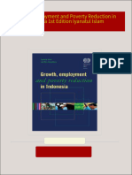 Growth Employment and Poverty Reduction in Indonesia 1st Edition Iyanatul Islam download pdf