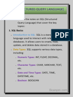 SQL [Structured Query Language]