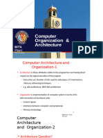 Computer Organisation and Archeitecture