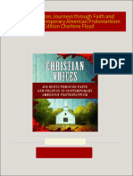 Complete Download Christian Voices Journeys through Faith and Politics in Contemporary American Protestantism 1st Edition Charlene Floyd PDF All Chapters