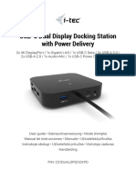 iTec USB-C Dual Display Docking Station with Power Delivery