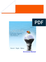 All chapter download Calculus for Business Economics Life Sciences and Social Sciences 13th Edition Barnett Solutions Manual