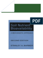 Instant Access to Soil Nutrient Bioavailability A Mechanistic Approach Stanley A. Barber ebook Full Chapters