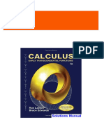 Download Study Resources for Calculus Early Transcendentals 6th Edition Edwards Solutions Manual