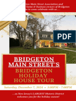 Bridgeton Main Street - Holiday House Tour Programs 2024