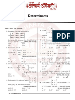 Determinants _ PYQ Practice Sheet