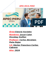 EL PERÚ Y EL APEC