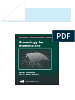 Instant ebooks textbook Stereology for Statisticians 1st Edition Adrian Baddeley (Author) download all chapters