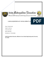 Vishesh Sirohi (topic- SIA under Land Acquisition)