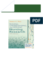 Test Bank for Reading, Understanding, and Applying Nursing Research, 5th Edition, James A. Fain, all chapter instant download