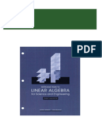 Instant Access to Introduction to Linear Algebra for Science and Engineering 2nd edition (Student Value Edition) ebook Full Chapters