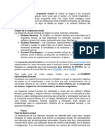 Exposicion. La naturaleza de la respuesta sexual se refiere al origen y los procesos fundamentales que explican cómo y por qué el cuerpo y la mente responden a estímulos sexuales