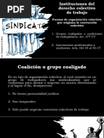 2. Sindicatos - Derecho Procesal Laboral II